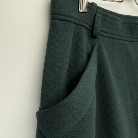 YVES SAINT LAURENT Vtg 100% Wool Heritage Pockets Designer Flared Midi Skirt 42 - Picture 7 of 13